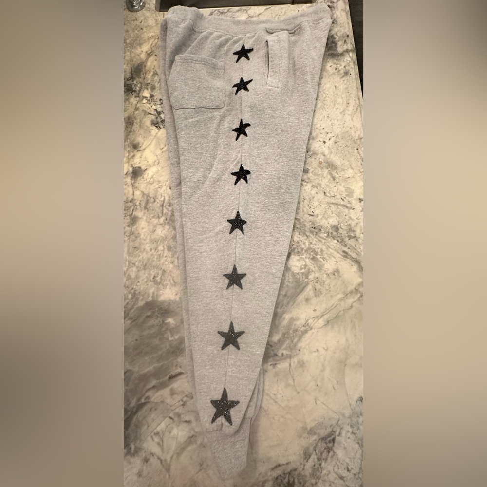 Carmar from LF Black no sequin star embellished jogger sweatpants